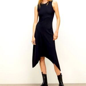 NWT AllSaints Black Gia long dress sz 4 (fits smaller like 0/2)